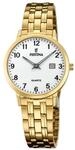 Festina Damenuhr Analog aus Edelstahl 316l Goldfarben | Quarzwerk,