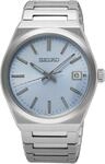 Seiko Chronograph Armbanduhr f&uuml;r M&auml;nner in der Farbe Silber mit Armband aus