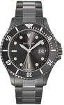 Dugena Herren-Armbanduhr 4461073 Diver XL, Quarz, Schwarz, Edelstahl,...