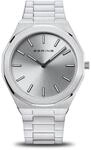 Bering Herren Quarz Uhr | Armbanduhr 41 mm Edelstahlgeh&auml;use und Zifferblatt 
