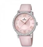 Festina Damenuhr Analog aus Edelstahl und Leder Rosa F20412/2 | Quarzwerk