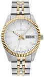 Dugena Herren-Armbanduhr 4461070 Vento, Quarz, wei&szlig;es Zifferblatt, Edelstahl,