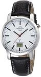 Master Time Funk Quarz Herren Uhr Analog-Digital mit Leder Armband...