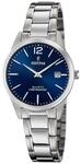Festina Damenuhr Analog aus Edelstahl 316l Silberfarben | Quarzwerk,