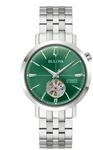 Bulova Herrenuhr Automatik Aerojet Stahl/Gr&uuml;n 96A319