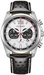 Citizen Herrenuhr Edelstahl, Wei&szlig;, 41 mm, CA4640-09A | Analog Chronograph,