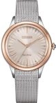 Citizen Eco-Drive Damenuhr, Wei&szlig;, 32 mm, EM1156-80X | Eco-Drive Solar, Keine