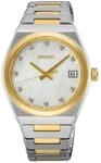 SEIKO Klassik Armbanduhr f&uuml;r Damen in der Farbe Bicolor mit Armband aus Edelstahl,
