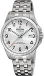 Festina Herrenuhr Analog aus Titan Grau | Quarzwerk, Kalender, Widerstandsf&auml;higes