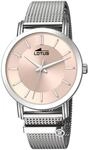 Lotus Damen Uhr Analog aus Edelstahl 316L Silber - Quarzwerk - Mineralglas