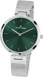 JACQUES LEMANS Damen-Uhren Analog Quarz One Size, Gr&uuml;n 32016528