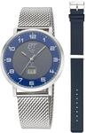 ETT Eco Tech Time Funk Solar Herren Uhr Analog mit digitalem Datum mit