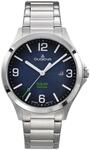 Dugena Herren-Armbanduhr Boston Solar, Quarz, Edelstahl, Saphirglas, Datumsanzeige,