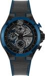 JACQUES LEMANS Analoge Herrenuhr Quarz mit Edelstahlarmband mid-39605, Schwarz,