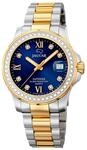 JAGUAR Modell J893/2 der Kollektion Woman, Geh&auml;use: 34,5 mm, Blau, mit zweifarbigem