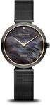 Bering Damen Quarz Uhr | Armbanduhr 32 mm Edelstahlgeh&auml;use und Zifferblatt 