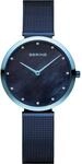 Bering Damen Quarz Uhr | Armbanduhr 32 mm Edelstahlgeh&auml;use und Zifferblatt 
