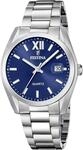 Festina Herrenuhr Analog aus Edelstahl 316l Silberfarben | Quarzwerk, Kalender,