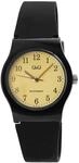 Q&Q Unisex- Armbanduhr Silikonband Dornschlie&szlig;e Analog Quarz CP0XJ80XY (Schwarz