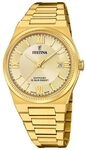 Festina Swiss Made Mens Gold PVD-Plated Watch with Steel Bracelet F20038/2
