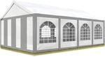 TOOLPORT Hochwertiges Partyzelt 4x8 m Pavillon Zelt PE Plane 450 N Gartenzelt