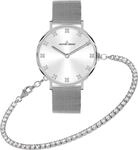 JACQUES LEMANS Jewellery Set 1-2142A-SET Damenarmbanduhr