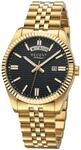 REGENT Herrenuhr mit Edelstahl Armband 40 MM Durchmesser 10 Bar Datum...