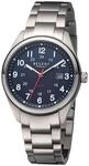 REGENT Herrenuhr Solar Titan mit Gliederarmband Analog 10 ATM F-1538