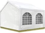 TOOLPORT Hochwertiges Partyzelt 3x3 m Pavillon Zelt PE Plane 450 N Gartenzelt