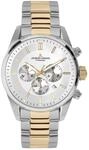 Jacques Lemans Bicolor Herrenuhr Chronograph Classic 42-6.1H