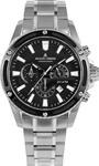 JACQUES LEMANS Analoge Herrenuhr Quarz mit Edelstahlarmband mid-39600, Silber,