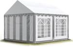 TOOLPORT Party-Zelt Festzelt 4x4 m Garten-Pavillon -Zelt PVC Plane 700 N in