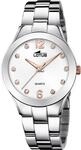 Lotus Damenuhr Analog aus Edelstahl 316l Silberfarben | Quarzwerk,
