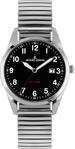 JACQUES LEMANS Herren-Uhren Analog Quarz One Size Schwarz 32023320