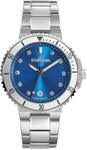 Dugena Damen-Armbanduhr 4461101 Lady Diver, Quarz, Edelstahl, Mineralglas,