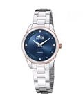 Lotus Damenuhr Analog aus Edelstahl 316l Silberfarben | Quarzwerk,
