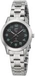 ETT Eco Tech Time Funk Solar Damen Uhr Analog mit Edelstahl Armband...