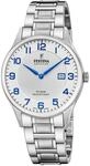 Festina Swiss Made Herrenuhr Analog aus Edelstahl 316l Silberfarben | Quarzwerk,
