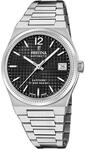 Festina Swiss Made Uhr Automatik Damen aus Edelstahl 316l Silberfarben 