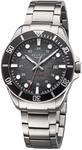 REGENT Herrenuhr Titan 20 Bar Wasserdicht Schwarz BA-857