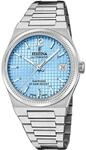 Festina Swiss Made Uhr Automatik Damen aus Edelstahl 316l Silberfarben 