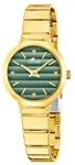 Lotus Damenuhr Analog aus Edelstahl 316l Goldfarben | Quarzwerk,...