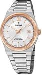 Festina Swiss Made Mens Rose Gold PVD-Plated Watch with Steel Bracelet F20036/1