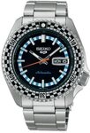 Seiko Automatik Armbanduhr f&uuml;r Herren in der Farbe Silber mit Armband aus Edelstahl,