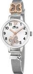 Lotus M&auml;dchenuhr Analog aus Edelstahl 316l Silberfarben | Quarzwerk, Kinderuhr,