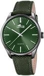 Lotus Herrenuhr Analog aus Nylon Gr&uuml;n | Casual Deportivo Estilo Militar,