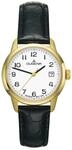 Dugena Damen-Armbanduhr Vega 29 mm &ndash; Quarz, Edelstahlgeh&auml;use, Lederband...