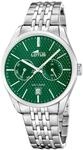 Lotus Herrenuhr Analog aus Edelstahl 316L Silberfarben- | Multifunktion, Kalender,