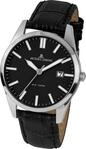 JACQUES LEMANS Herrenuhr Lederarmband massiv Edelstahl 1-2002D