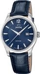 JAGUAR Swiss Made Herrenuhr Analog aus Edelstahl 316L Blau | Quarzuhr, Kalender,